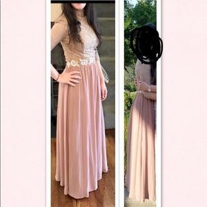 Cream gown!! Like new condition!